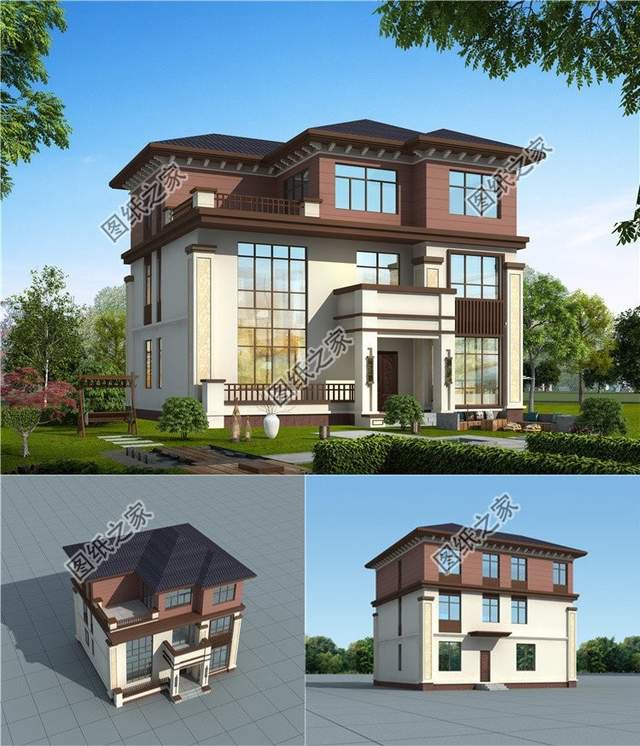 頗有氣質(zhì)的三層別墅設(shè)計，優(yōu)雅永不過時，氣質(zhì)這一塊拿捏得死死的