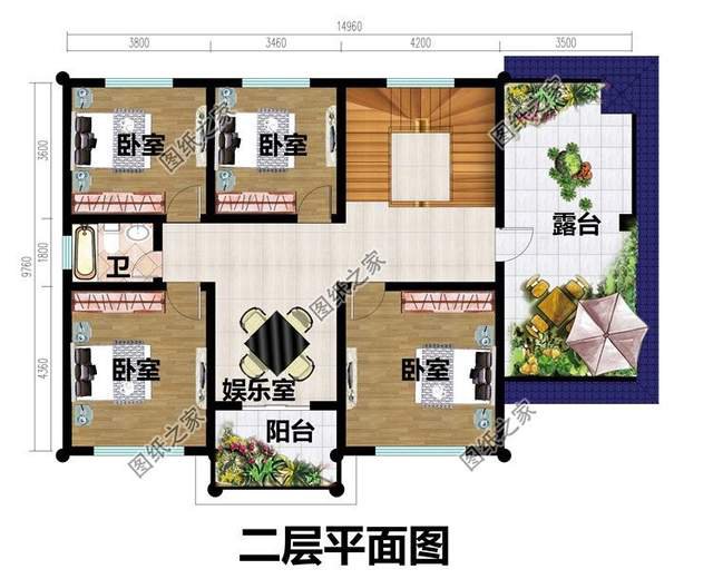 鄉(xiāng)村別墅帶偏房設(shè)計(jì)集，獨(dú)立廚房，保證清潔衛(wèi)生