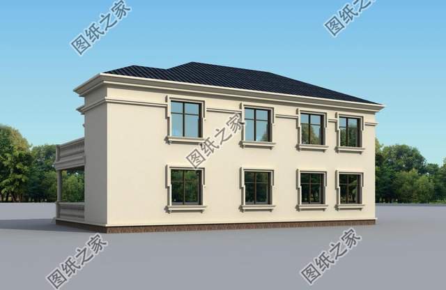 歐式復式別墅設(shè)計，室內(nèi)十分寬敞通透，提升居住體驗感