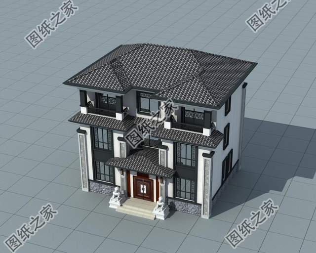 最美新中式農(nóng)村別墅設(shè)計，穩(wěn)重大氣中帶有流行時尚的氛圍