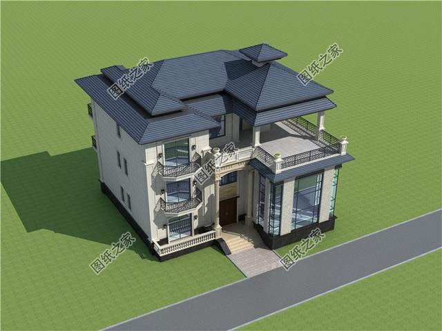 最美新中式農(nóng)村別墅設(shè)計，穩(wěn)重大氣中帶有流行時尚的氛圍