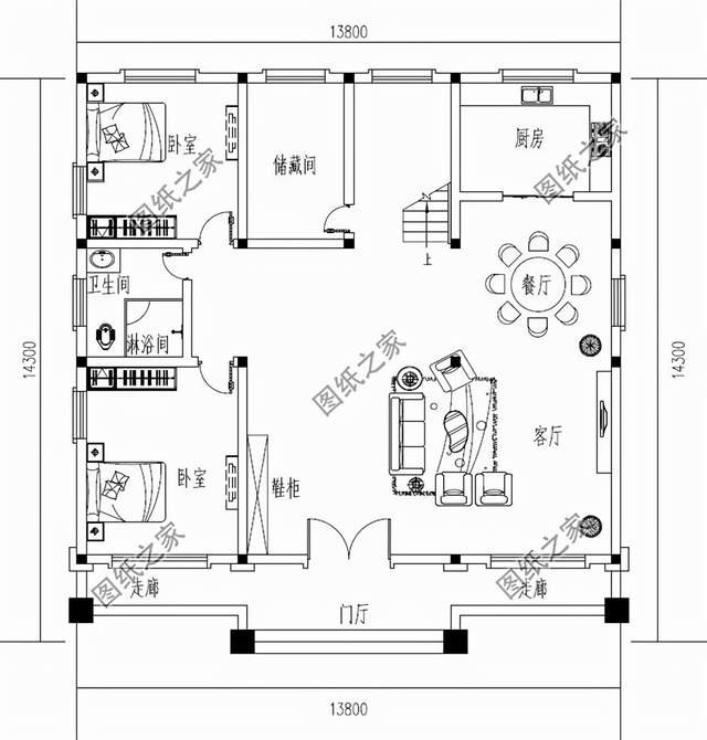 農(nóng)村三層別墅設(shè)計圖，高大氣派，氣場磅礴自帶強大氣場