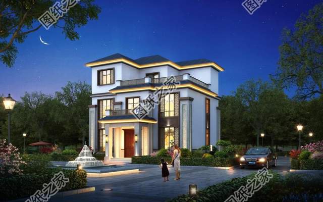 三層農村別墅設計，絕對的奢華好看，看上去倍有面子