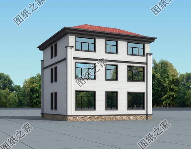 三層農村別墅設計，絕對的奢華好看，看上去倍有面子