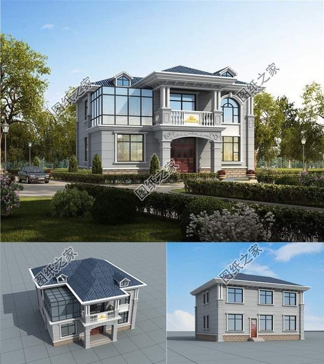 帶陽光房的農(nóng)村建房設(shè)計，打造唯美浪漫花園，悠閑自在