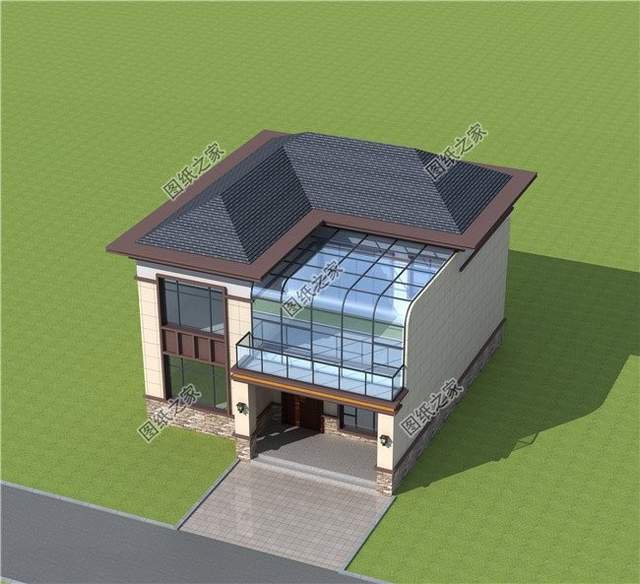 帶陽光房的農(nóng)村建房設(shè)計，打造唯美浪漫花園，悠閑自在