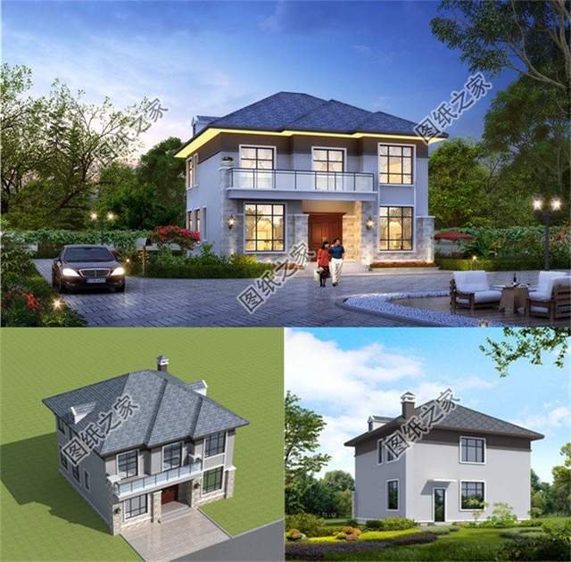 新中式自建別墅設(shè)計，造價經(jīng)濟(jì)，施工簡易，經(jīng)典戶型