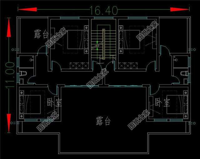 五套雙拼別墅設計，血濃于水的親情，一起建房互相幫襯還省錢