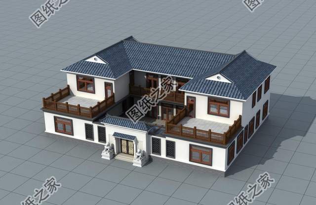 四合院自建別墅，傳統(tǒng)東方的審美得到人們的認(rèn)可與傳承