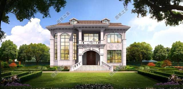 傳統(tǒng)歐式自建別墅設(shè)計(jì)，復(fù)古大氣，身臨其境的感覺