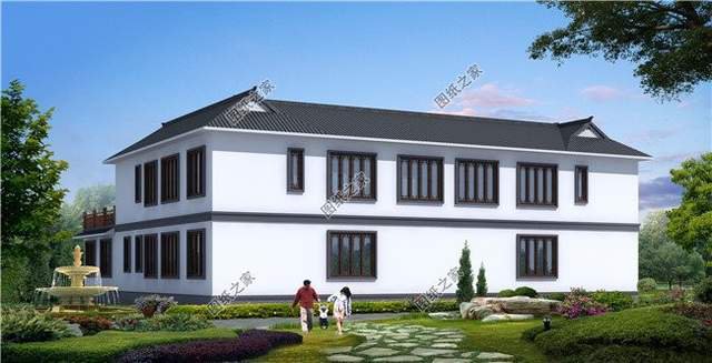 農(nóng)村中式別墅，是傳統(tǒng)文化的另一種表達(dá)，帶有文化氣息不失靈氣