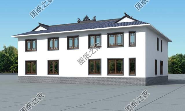 中式合院自建別墅，建好全村人都跑來要圖紙