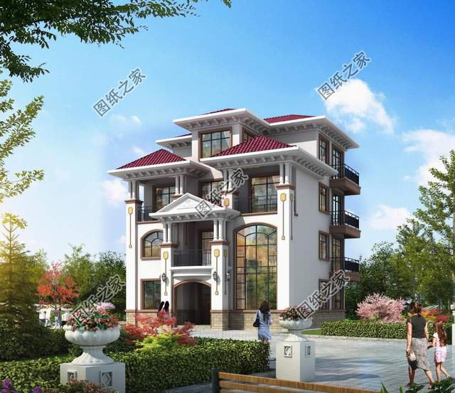 農(nóng)村高層自建別墅設(shè)計(jì)，城市的繁華不耽誤農(nóng)村的高樓林立