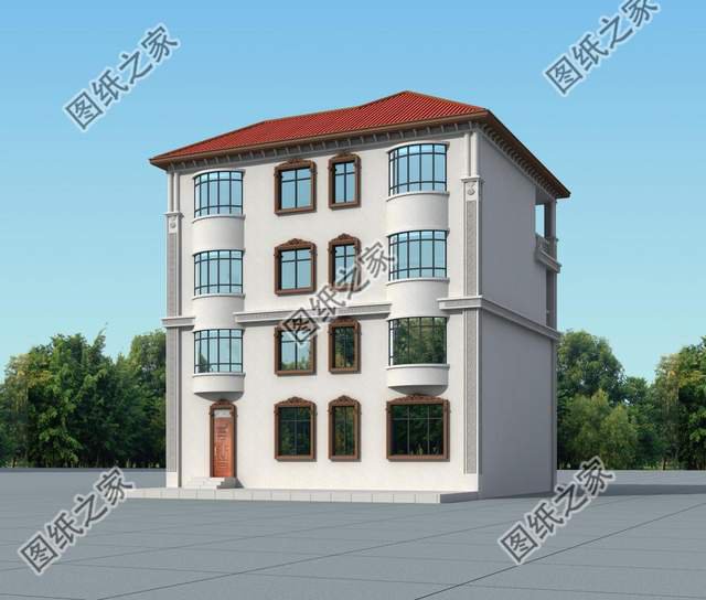 農(nóng)村高層自建別墅設(shè)計(jì)，城市的繁華不耽誤農(nóng)村的高樓林立