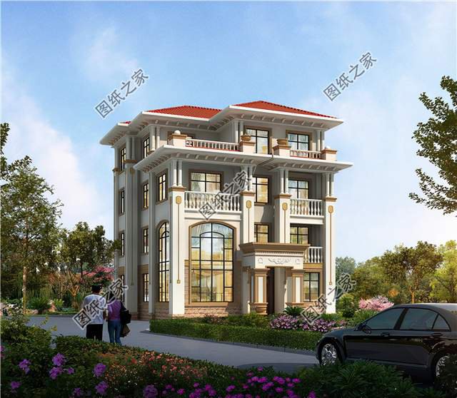 農(nóng)村高層自建別墅設(shè)計(jì)，城市的繁華不耽誤農(nóng)村的高樓林立