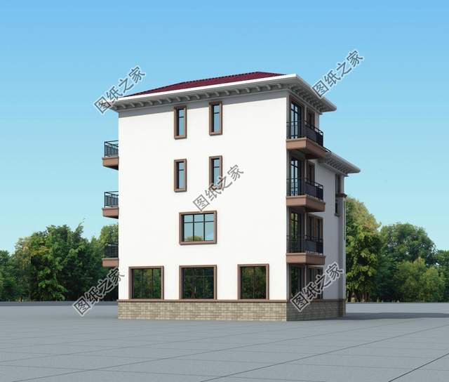 農(nóng)村高層自建別墅設(shè)計(jì)，城市的繁華不耽誤農(nóng)村的高樓林立