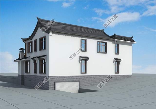 帶地下室的別墅設(shè)計，符合農(nóng)村生活需求，忍不住的想要住進去