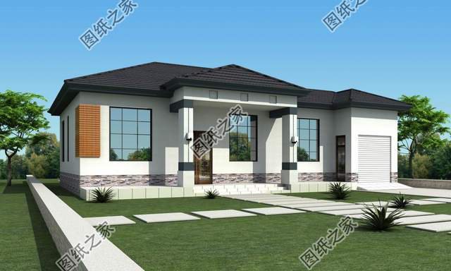 5款帶車(chē)庫(kù)的農(nóng)村別墅設(shè)計(jì)，滿(mǎn)足基本居住舒適性，出行更便捷