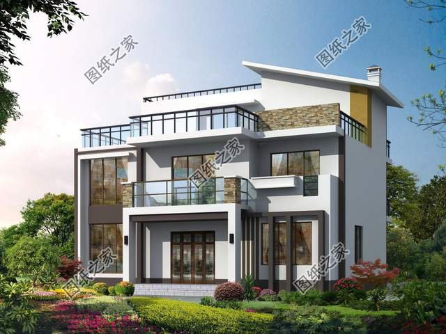 時(shí)尚現(xiàn)代別墅設(shè)計(jì)，是年輕一代建房的首選