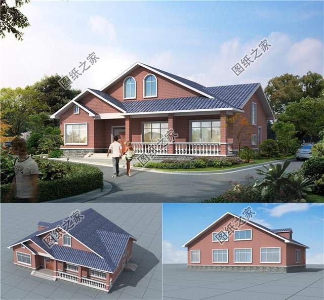 一層半農(nóng)村自建房合集，提升生活質(zhì)量，兼具美觀與實用性