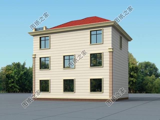 二層半簡歐式別墅設(shè)計，室內(nèi)功能充足，保證家人生活舒適溫馨