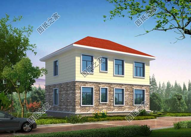 鄉(xiāng)村兩層別墅設(shè)計合集，簡單的小別墅，滿意的建筑方案