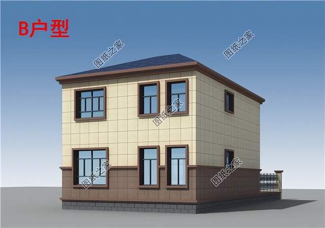 兩開間別墅設(shè)計(jì)，小面積建房的福音，喜歡的就拿去參考吧