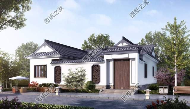 一層農(nóng)村別墅設計，樸實的農(nóng)村住宅設計，實在踏實接地氣