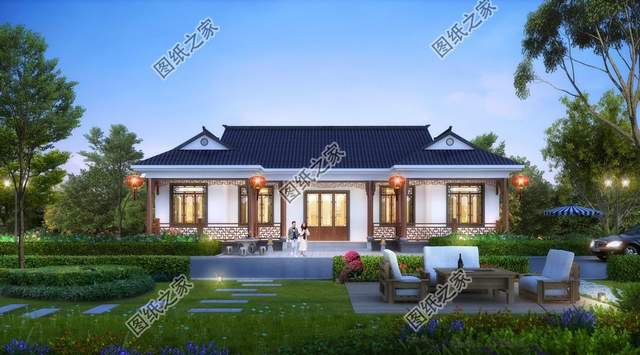 一層農(nóng)村別墅設計，樸實的農(nóng)村住宅設計，實在踏實接地氣