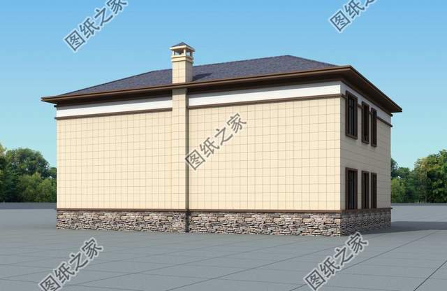 農(nóng)村兄弟雙拼房，房屋外觀氣派，家人互相有個(gè)照應(yīng)