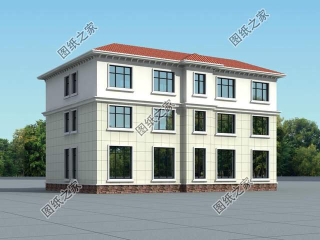 農(nóng)村兄弟雙拼房，房屋外觀氣派，家人互相有個(gè)照應(yīng)