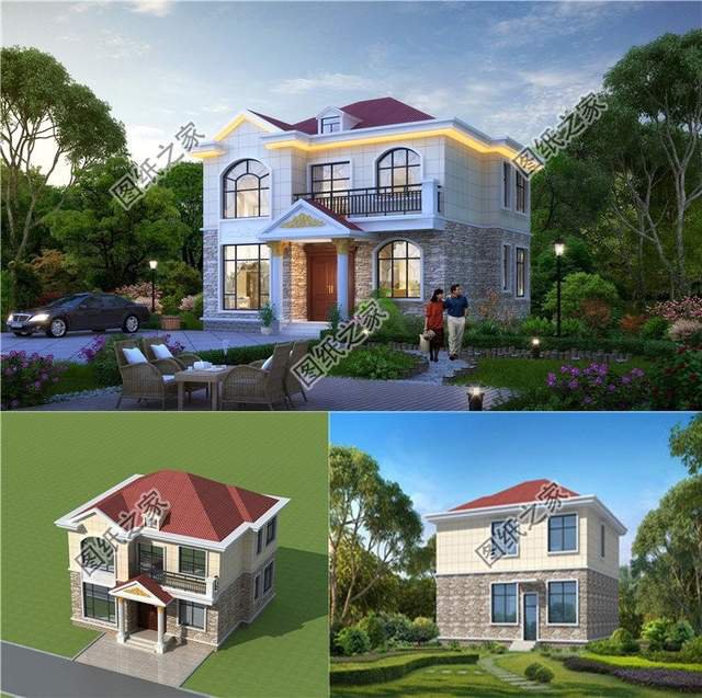 農(nóng)村歐式自建別墅，色調(diào)搭配還是材料運用都屬于上乘，推薦收藏