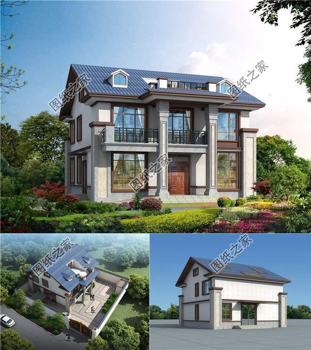 新中式農(nóng)村自建房，既經(jīng)典又實用，造型莊重大氣