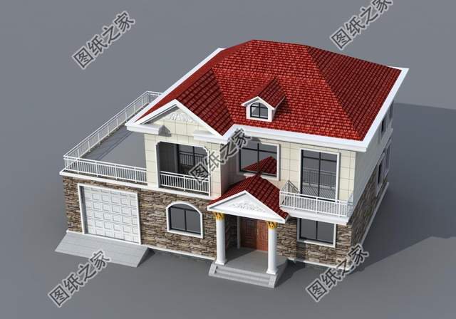 五套農(nóng)村小別墅，帶有車(chē)庫(kù)，給準(zhǔn)備建房的朋友們趕緊安排上