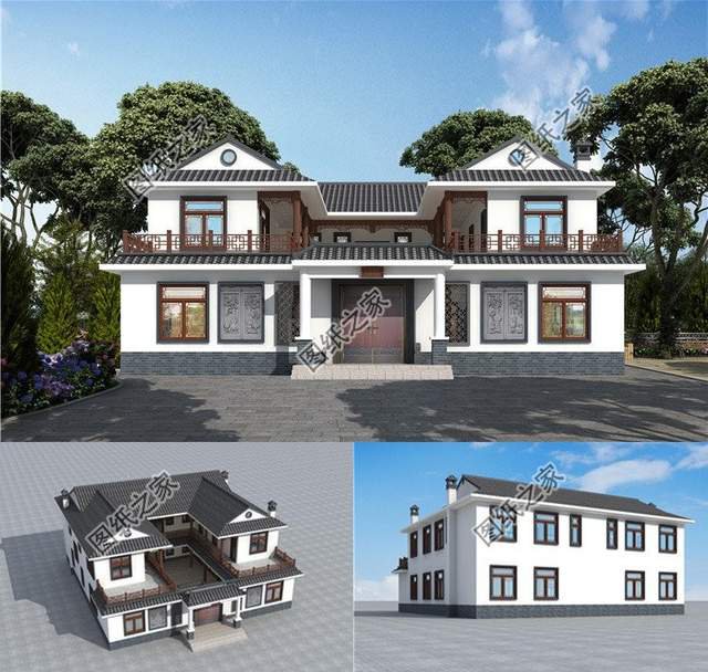 新中式自建房設計，傳統(tǒng)住宅與現(xiàn)代的強強聯(lián)合，凸顯中式之美