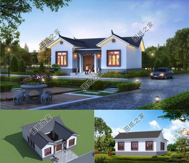 5棟四合院別墅設(shè)計(jì)，每一棟都超美，喜歡就收藏起來吧