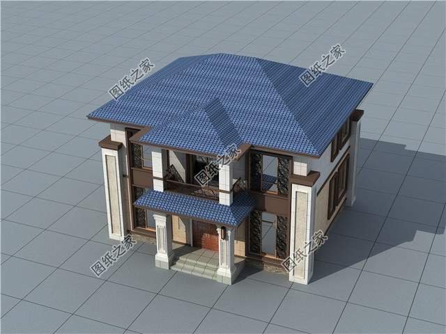 左右對(duì)稱的農(nóng)村別墅設(shè)計(jì)，對(duì)稱之美，耐人尋味