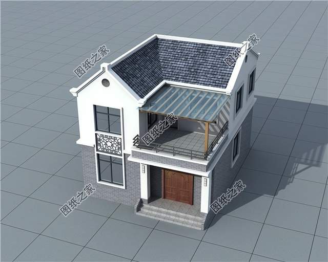 兩開間小戶型別墅設(shè)計，戶型實(shí)用造價經(jīng)濟(jì)，小面積建房首選