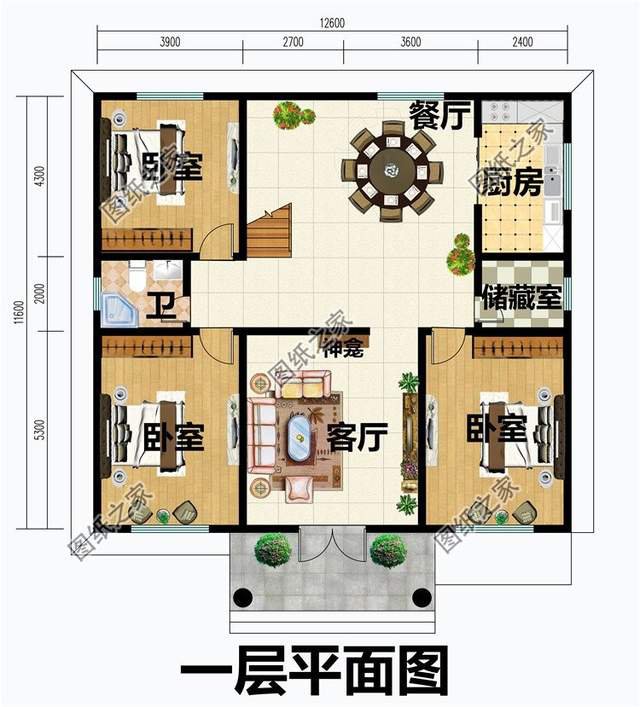 平屋頂自建別墅，設(shè)計精良大氣，平屋頂也能建出豪宅感