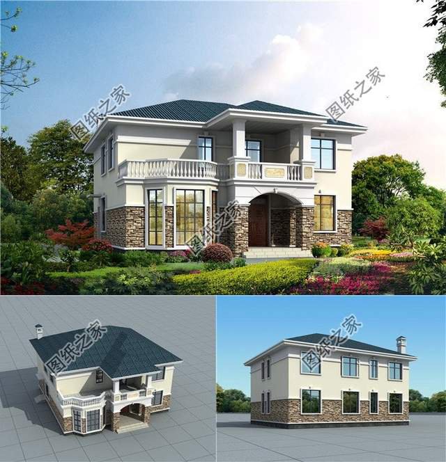 五款戶型實(shí)用的農(nóng)村別墅設(shè)計(jì)，方便家人的日常生活