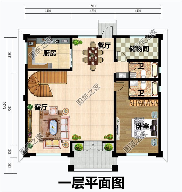 農(nóng)村三層別墅設(shè)計(jì)，功能強(qiáng)大，居住生活豐富多彩