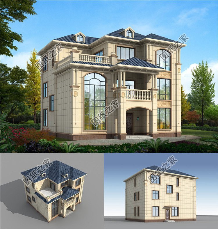 農(nóng)村三層別墅設(shè)計(jì)，功能強(qiáng)大，居住生活豐富多彩