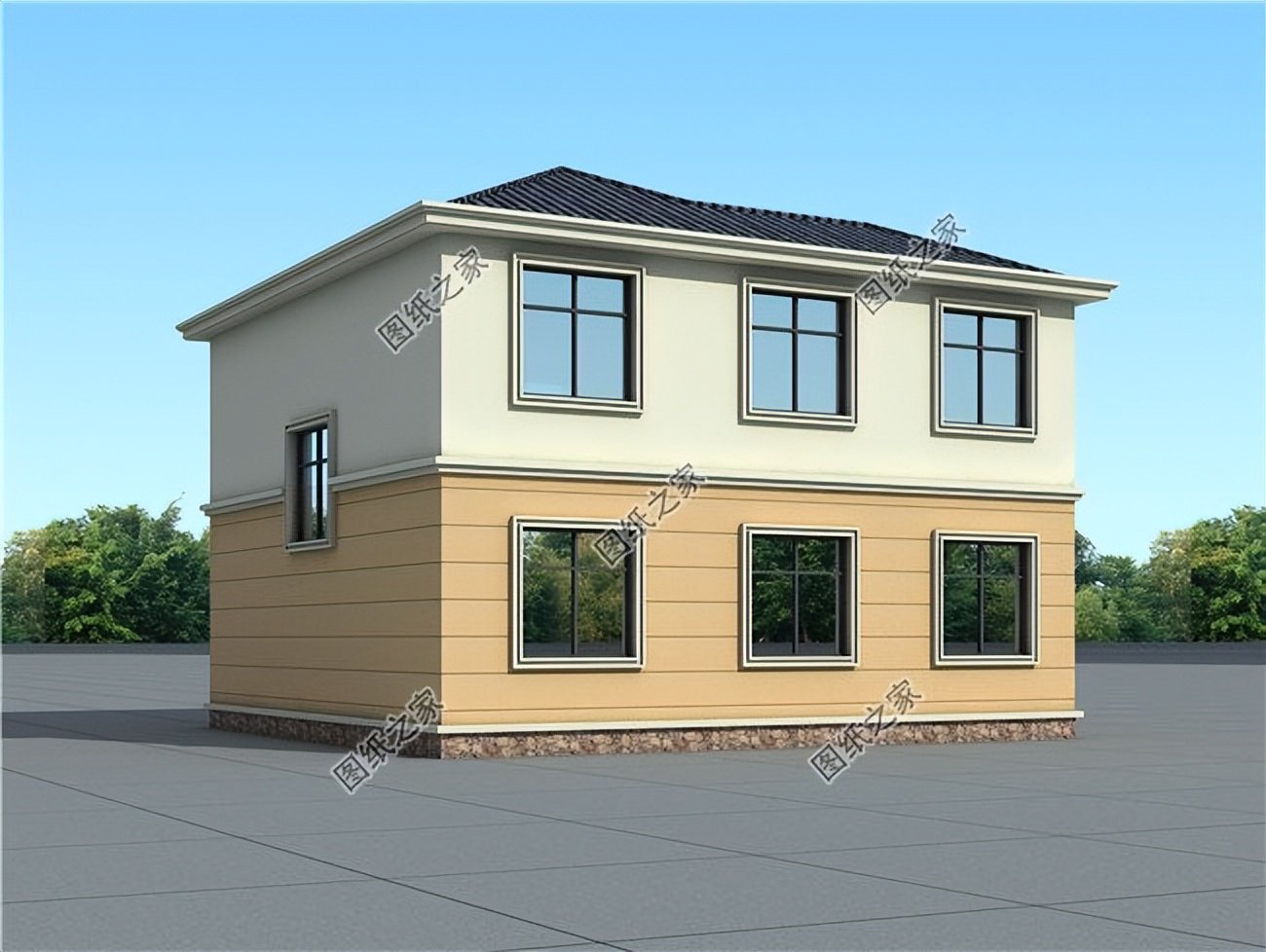 二層經(jīng)濟實用型別墅推薦，好看又實用，布局合理居住舒適