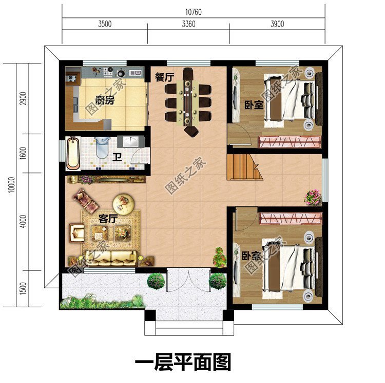 二層經(jīng)濟實用型別墅推薦，好看又實用，布局合理居住舒適