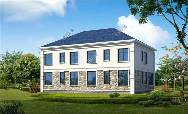 農村雙拼別墅設計，兄弟手足情深，攜手返鄉(xiāng)一起建樓房