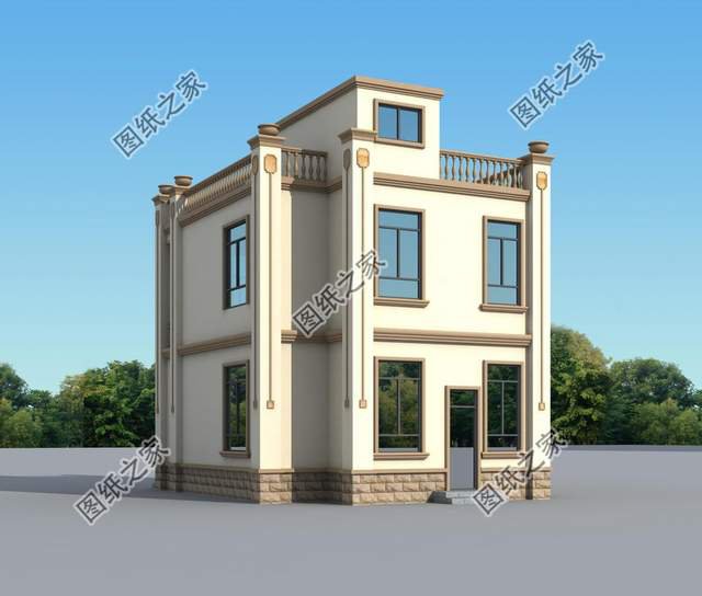 小戶型農(nóng)村別墅設(shè)計，小小面積卻能實現(xiàn)豪宅夢，簡單好看又實用