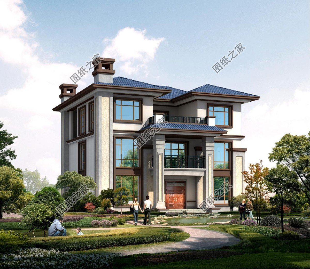 五款新中式別墅設(shè)計，外觀低調(diào)奢華內(nèi)涵，室內(nèi)實用舒適寬敞