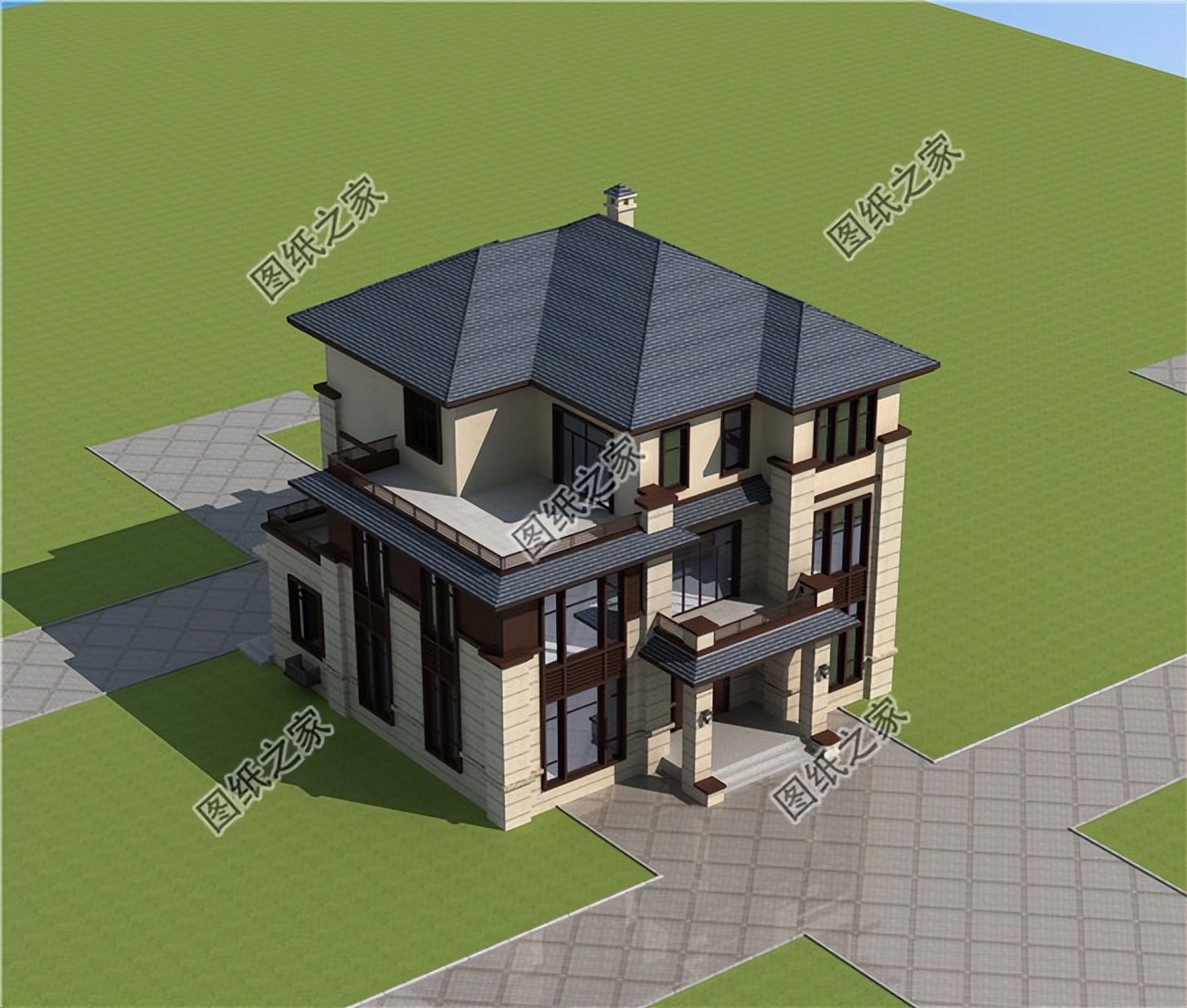 五款新中式別墅設(shè)計，外觀低調(diào)奢華內(nèi)涵，室內(nèi)實用舒適寬敞