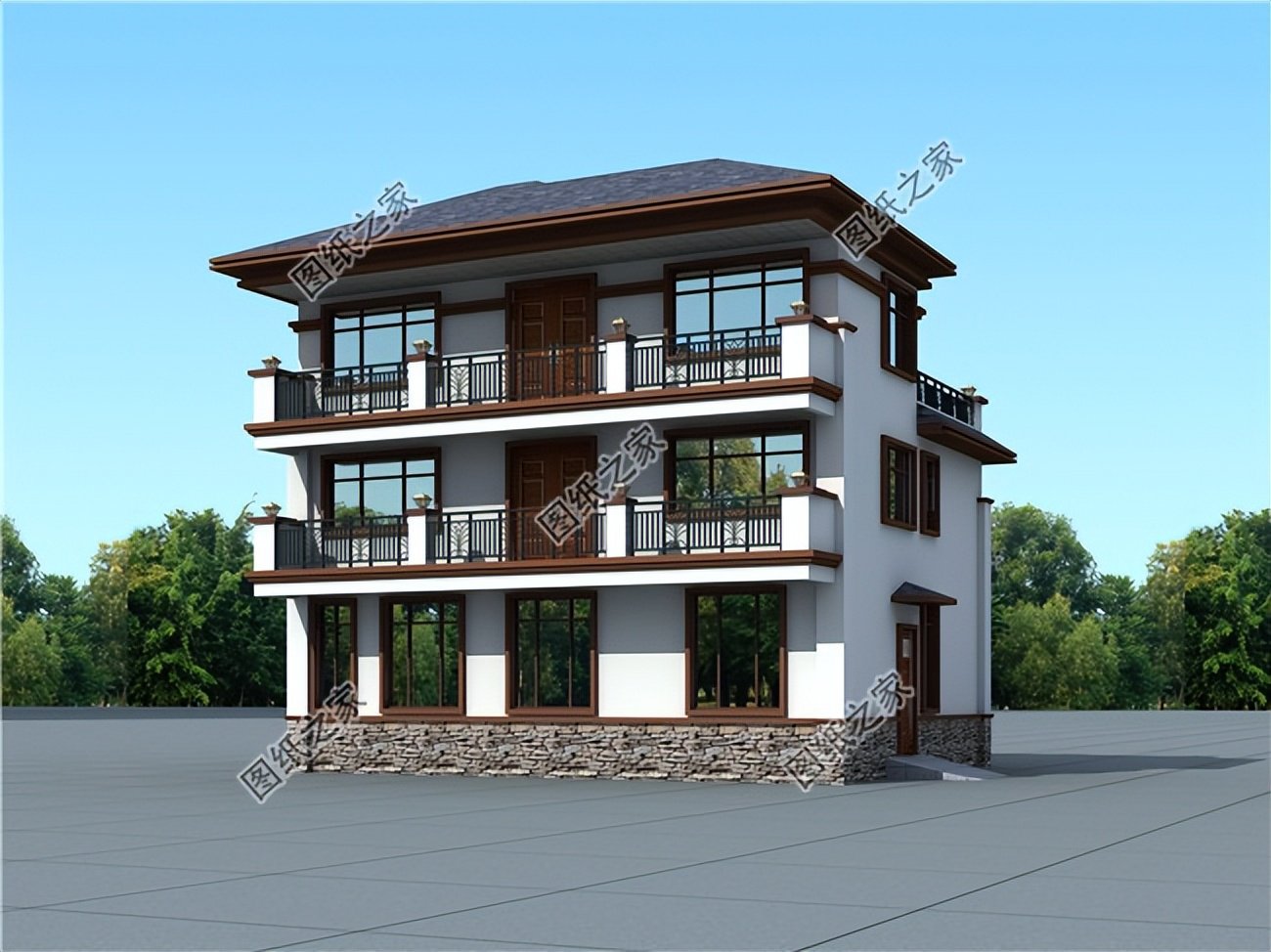 五款新中式別墅設(shè)計，外觀低調(diào)奢華內(nèi)涵，室內(nèi)實用舒適寬敞