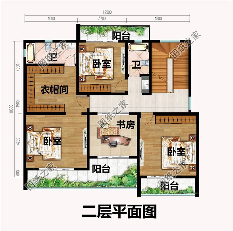 超現代風別墅設計，純白墻體裝飾增加高級感，看起來干凈舒適